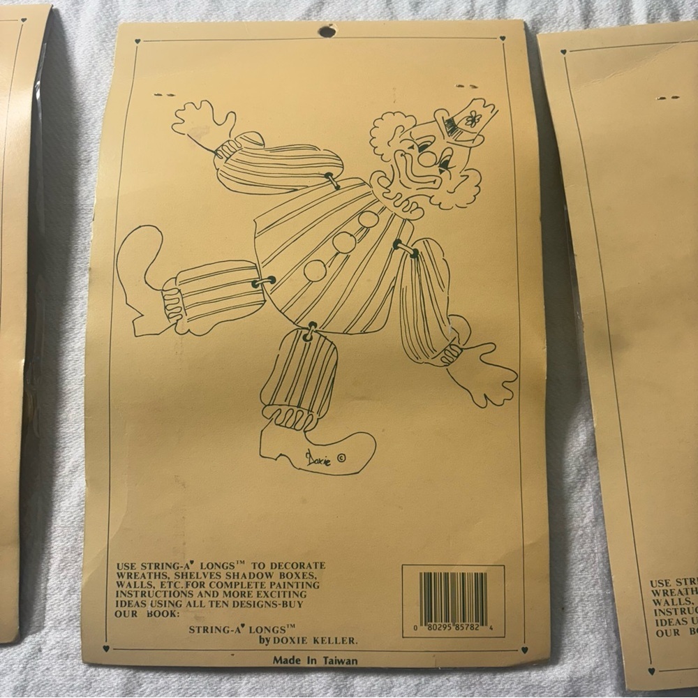 Vintage String-A-Long™ unfinished wood craft kits by Doxie Keller - Picture 6 of 8